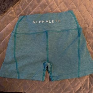 Alphalete blue shorts size small!